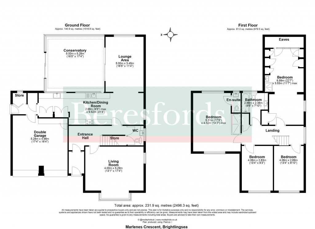 Floorplans For Brightlingsea, Colchester, Essex