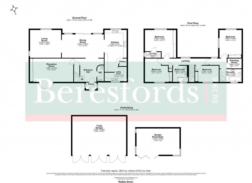 Floorplans For Ingatestone, Essex
