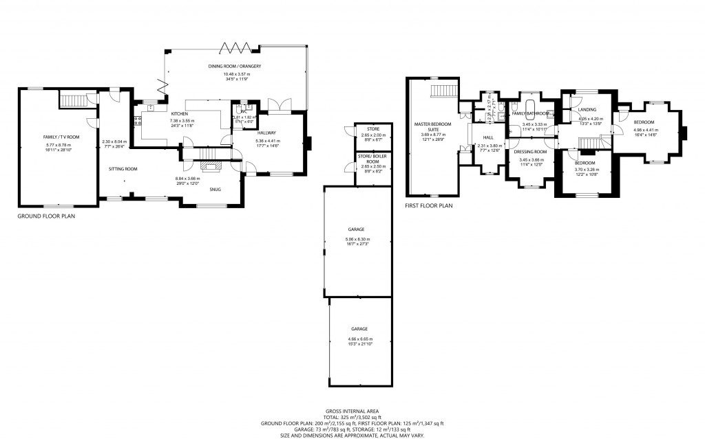 Floorplans For Ramsden Heath, Essex