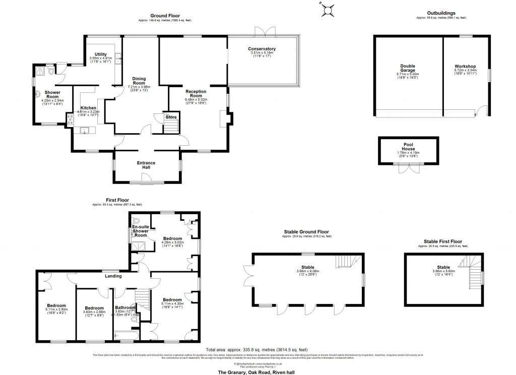 Floorplans For Rivenhall, Witham, Essex