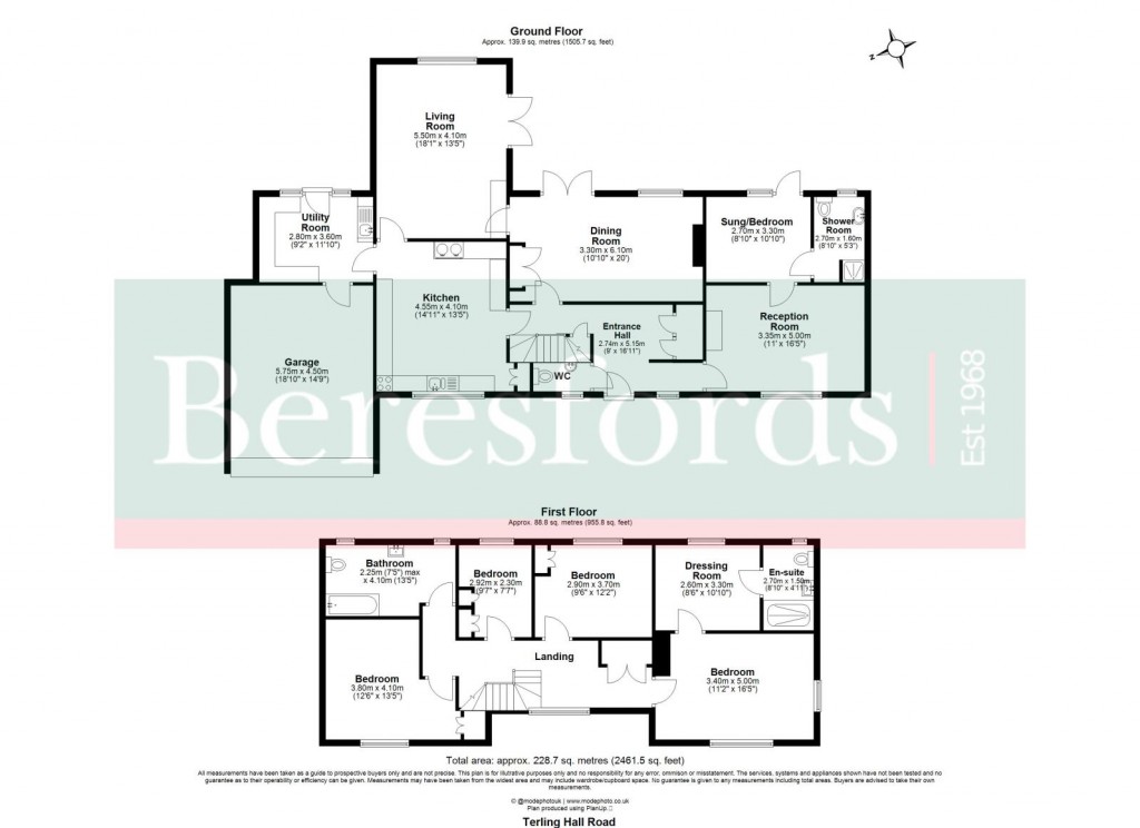 Floorplans For Hatfield Peverel, Chelmsford, Essex