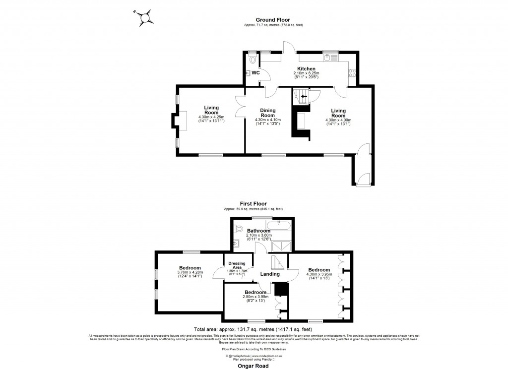 Floorplans For Dunmow, Essex