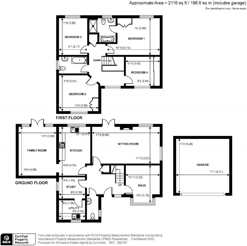 Floorplans For Salix Close, Fetcham, Surrey