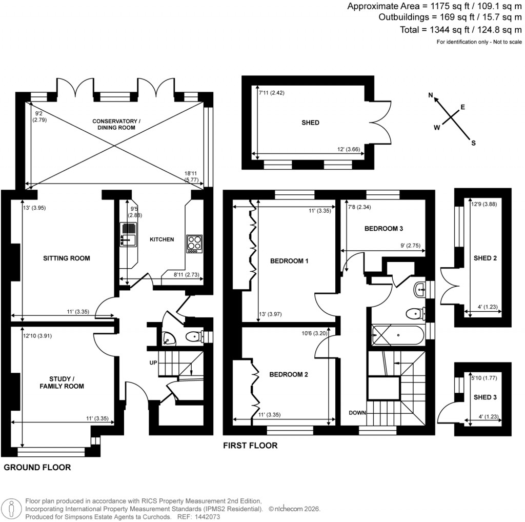 Floorplans For Stoke D'Abernon, Cobham, Surrey