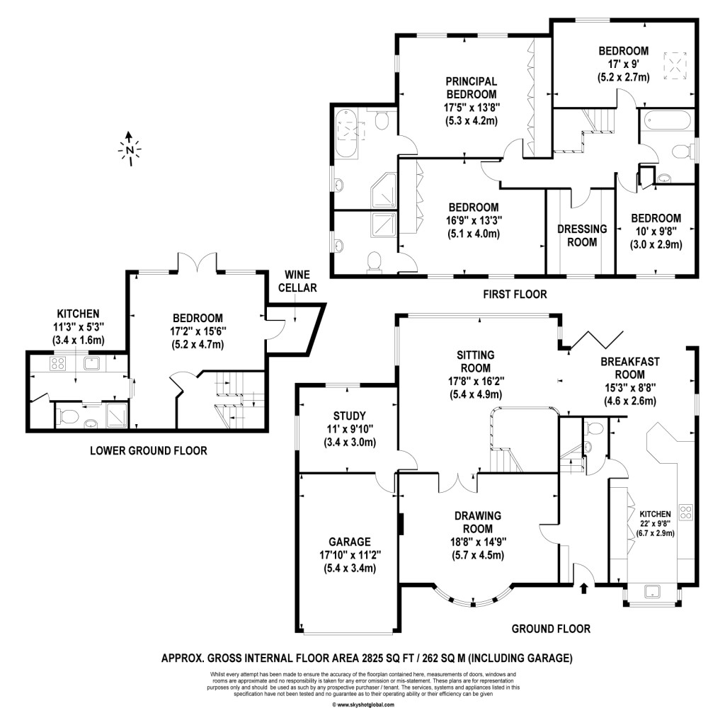 Floorplans For Evelyn Way, Cobham, KT11