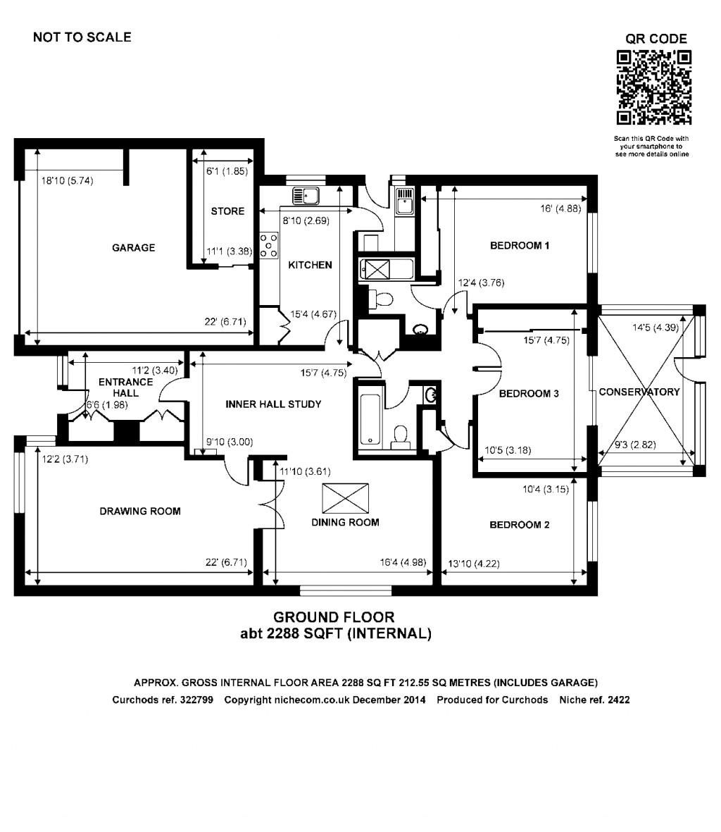 Floorplans For Badingham Drive, Fetcham, Surrey