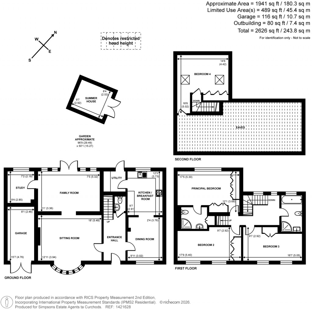 Floorplans For Stoke D'Abernon, Cobham, Surrey