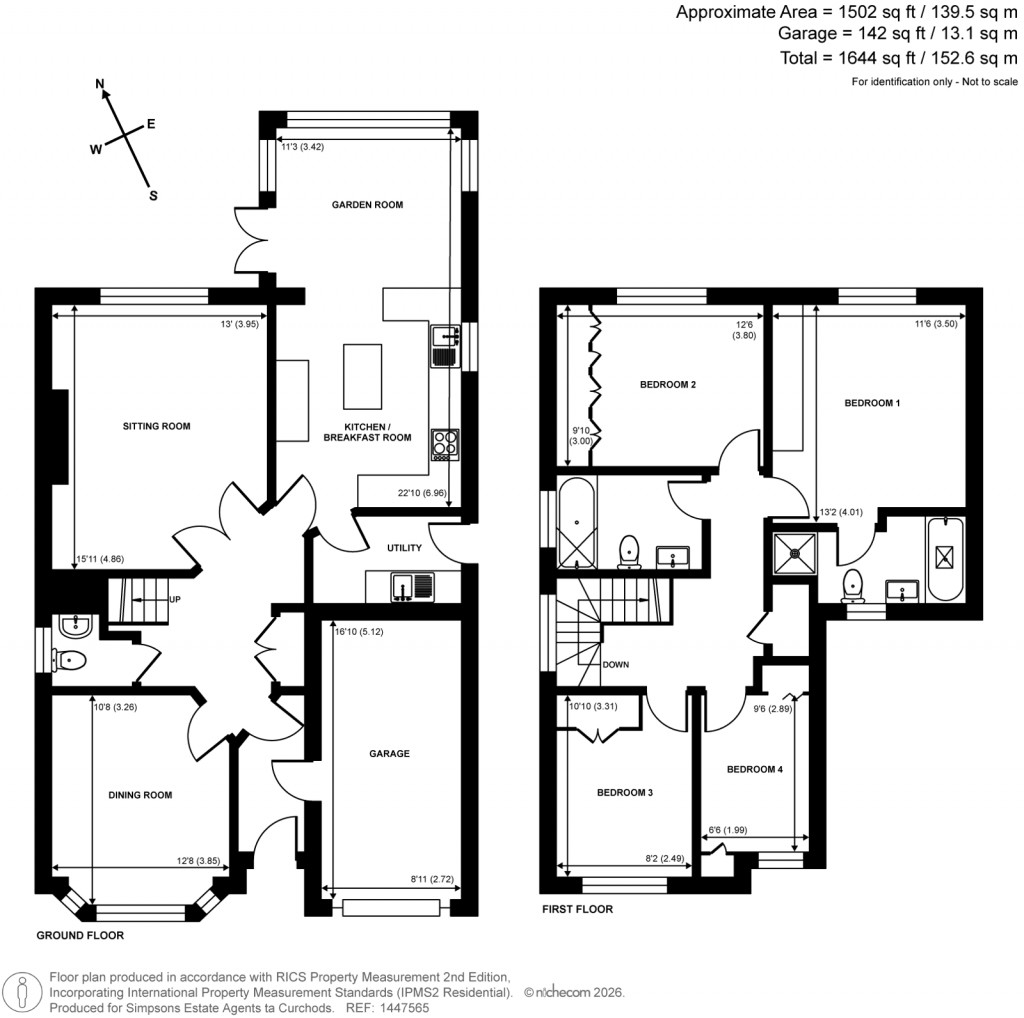 Floorplans For Canada Road, Cobham, Surrey
