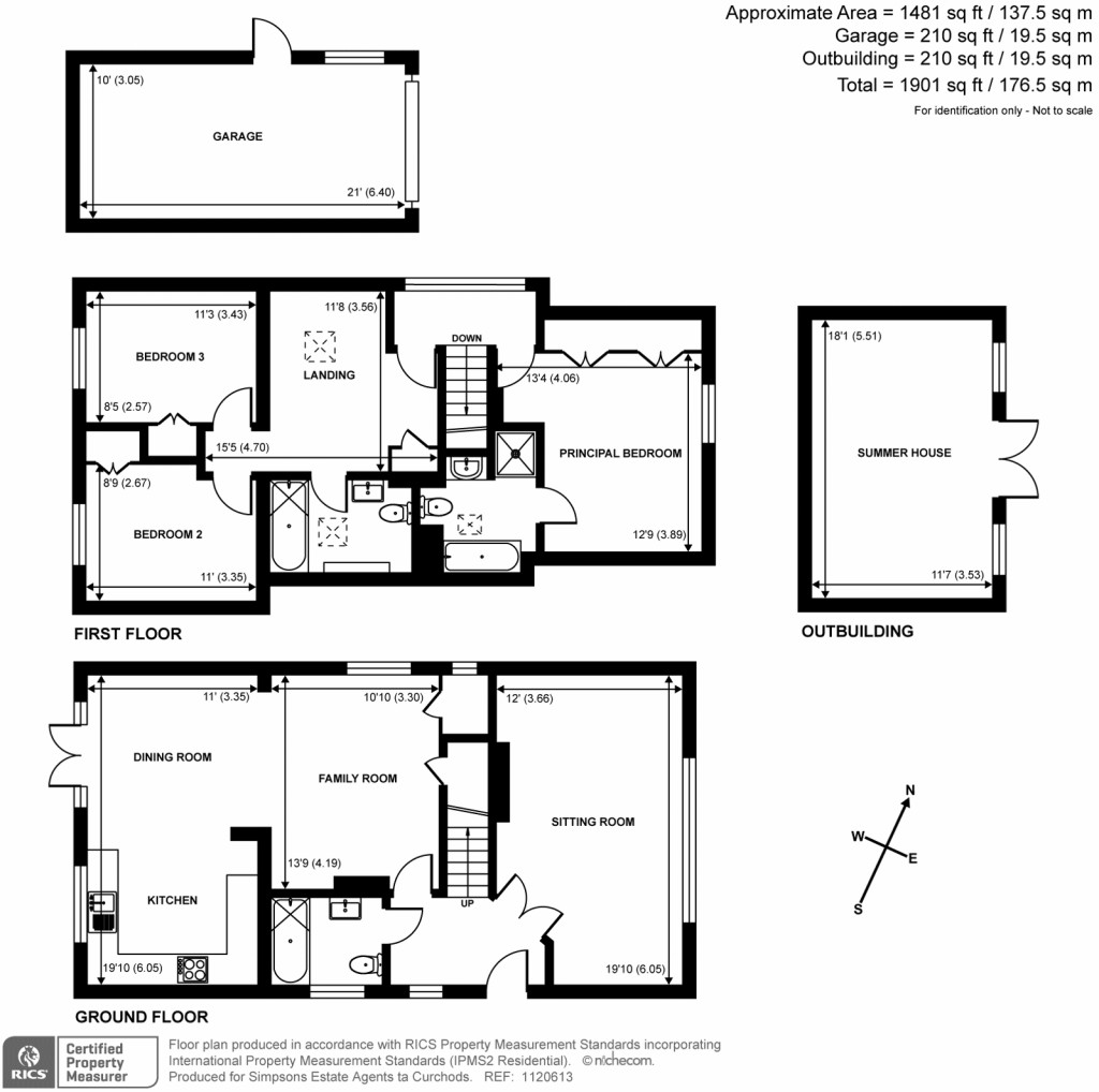 Floorplans For Blundel Lane, Stoke D'Abernon, Cobham, KT11