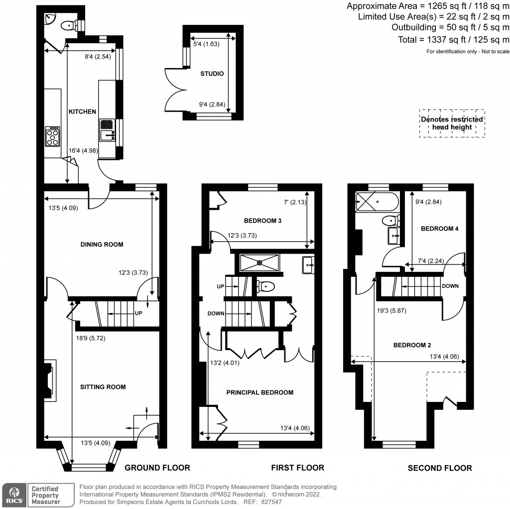 Floorplans For Anyards Road, Cobham, KT11