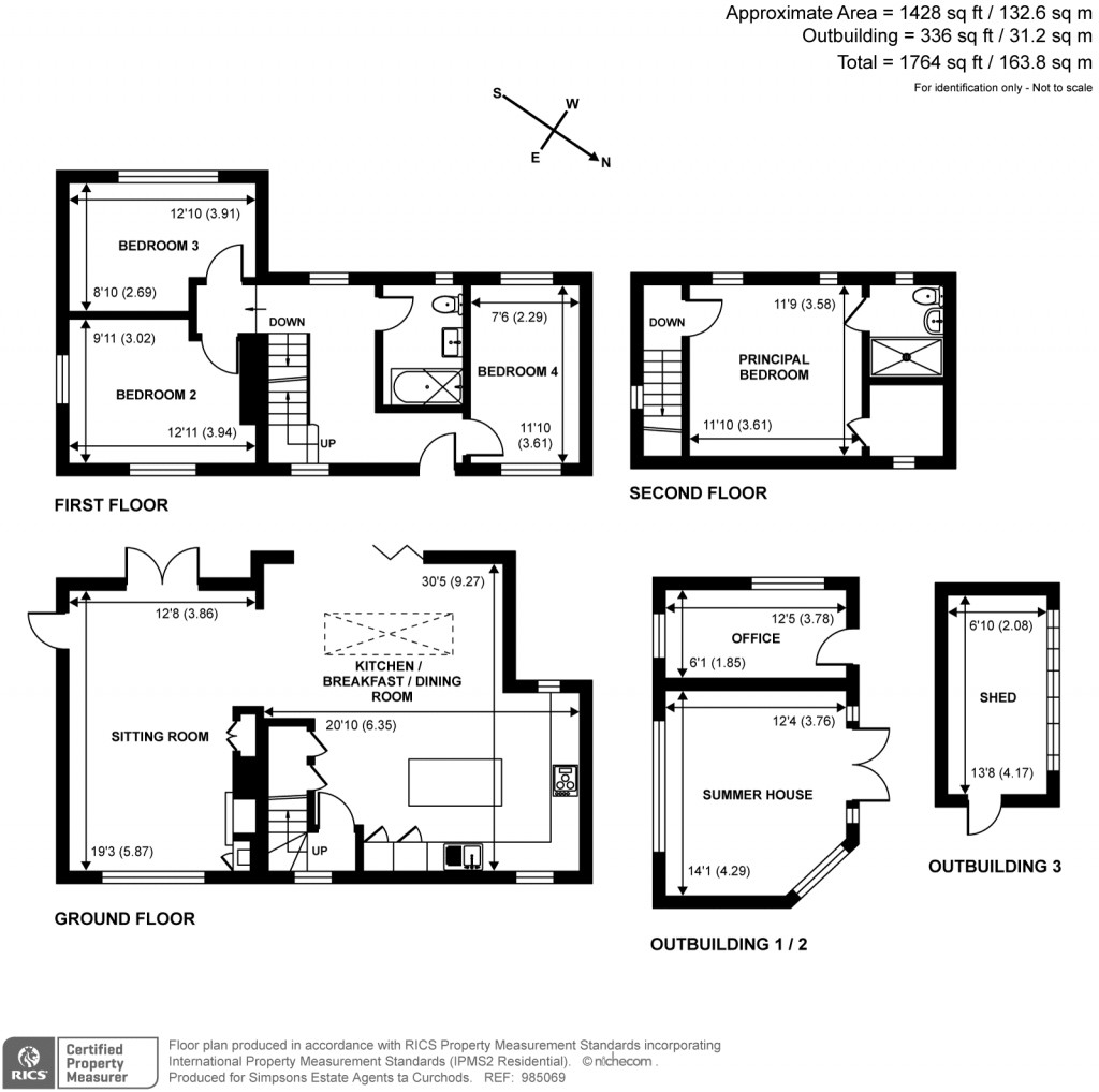 Floorplans For Ockham Lane, Cobham, Surrey