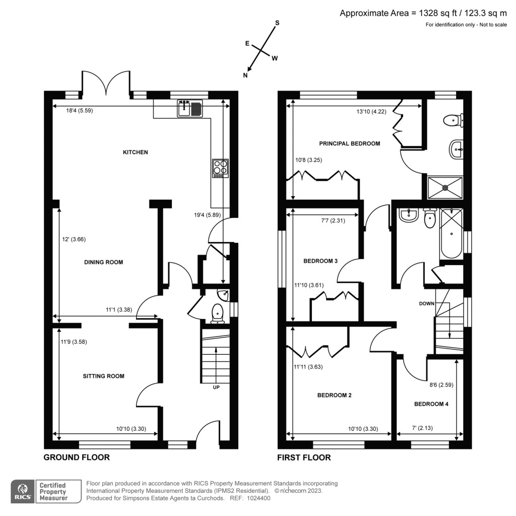 Floorplans For Leigh Road, Cobham, KT11