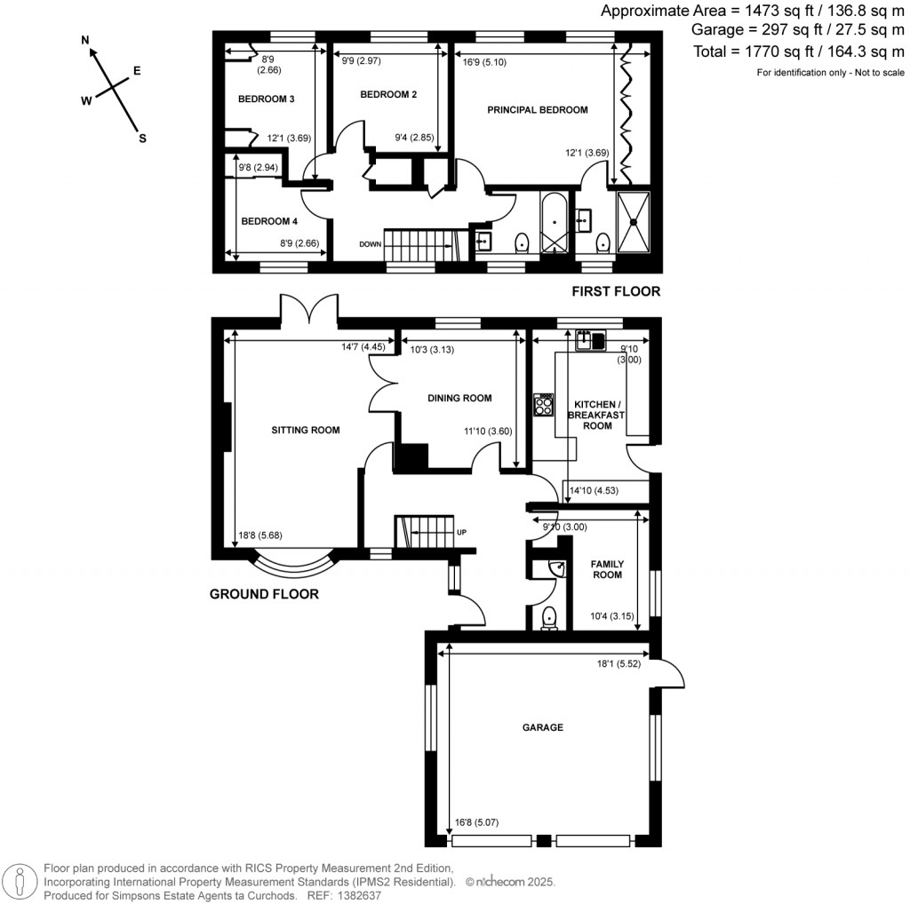Floorplans For Burleigh Park, Cobham, Surrey