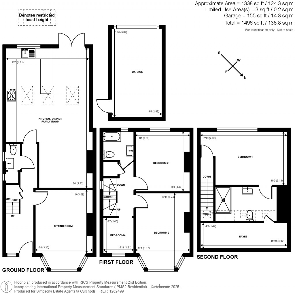 Floorplans For Canada Road, Cobham, Surrey