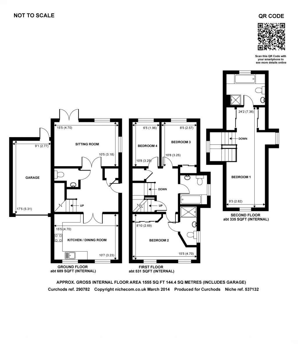Floorplans For Halcyon Close, Oxshott, KT22