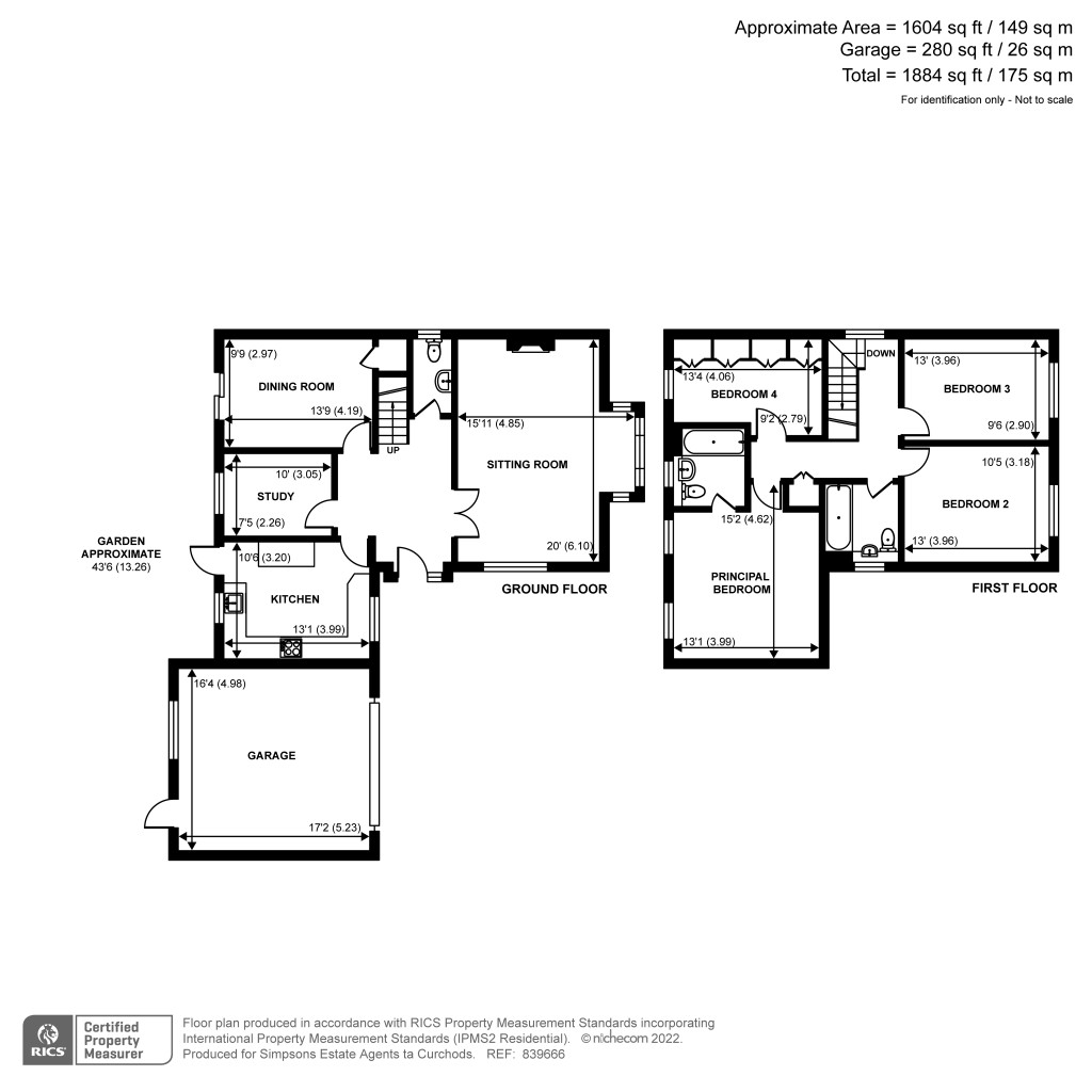 Floorplans For St. Andrews Gardens, Cobham, KT11