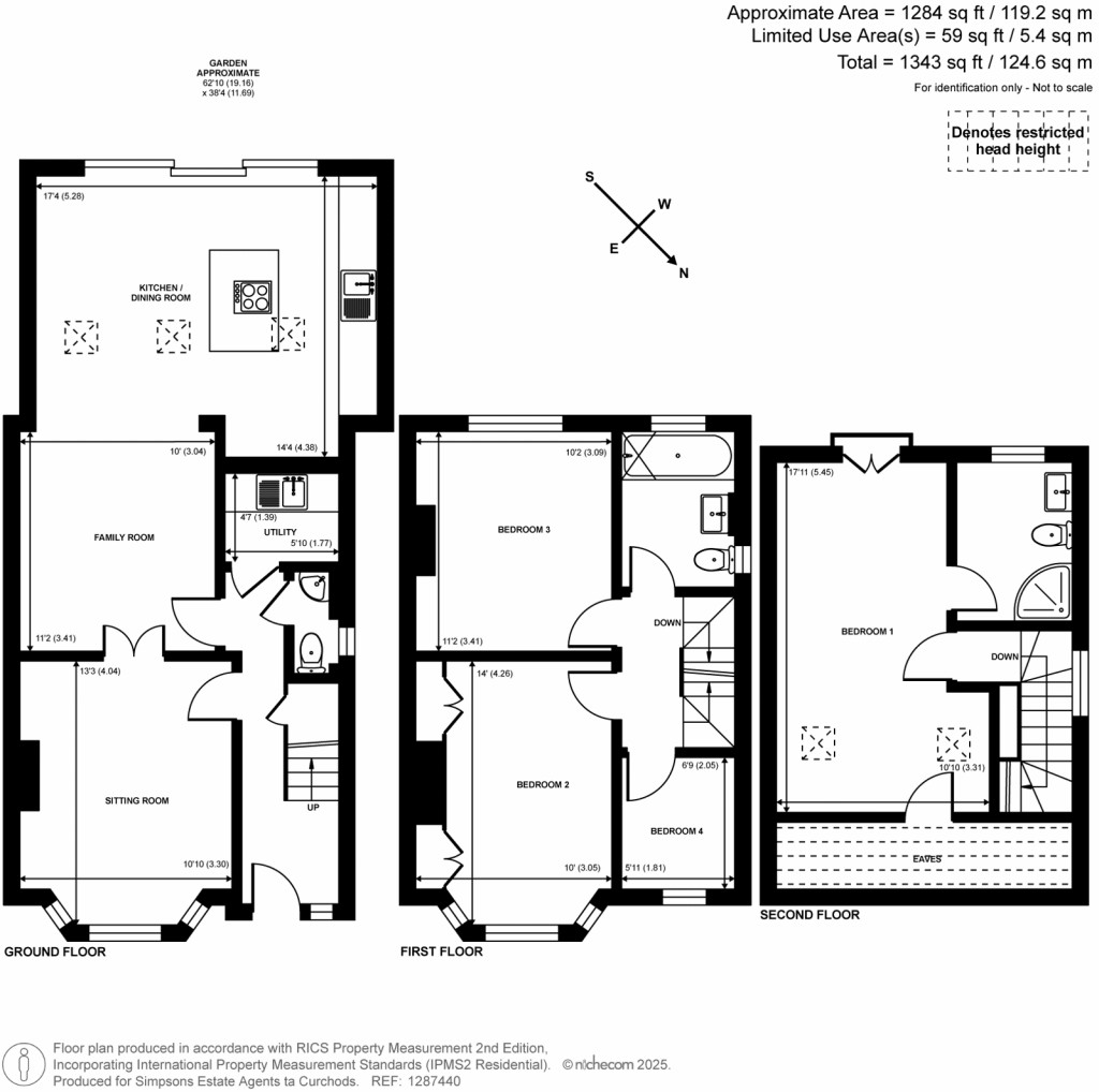 Floorplans For Canada Road, Cobham, KT11