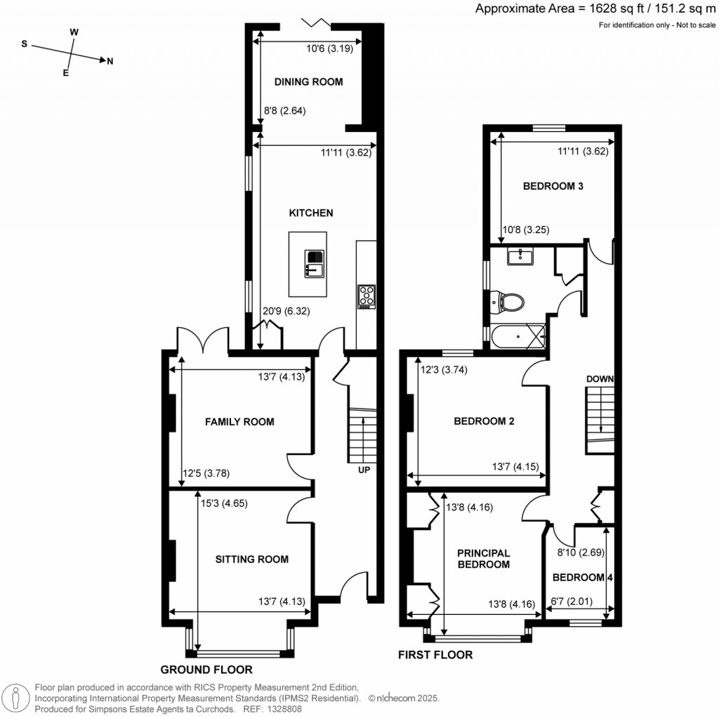Floorplans For Leigh Road, Cobham, Surrey