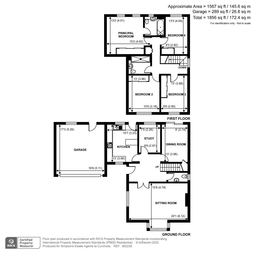 Floorplans For St. Andrews Gardens, Cobham, KT11