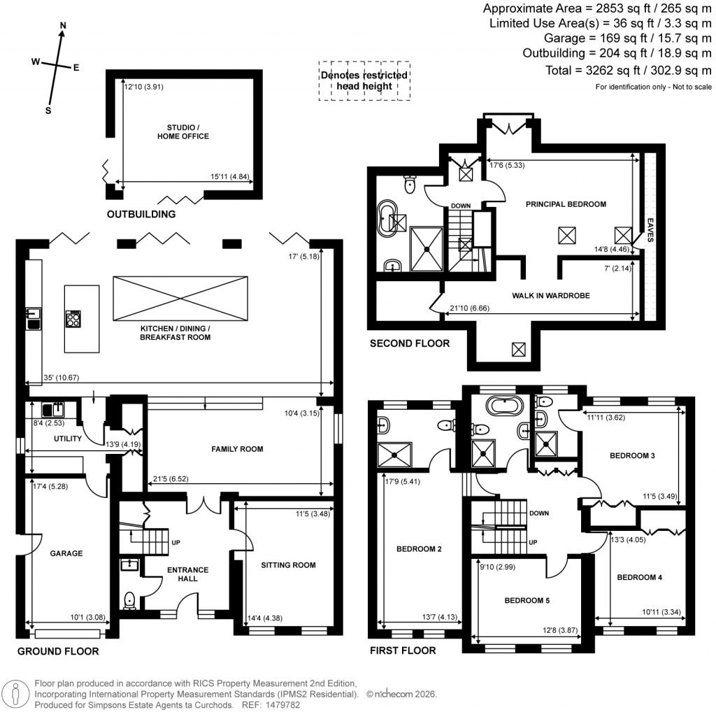 Floorplans For Knowle Park, Cobham, Surrey