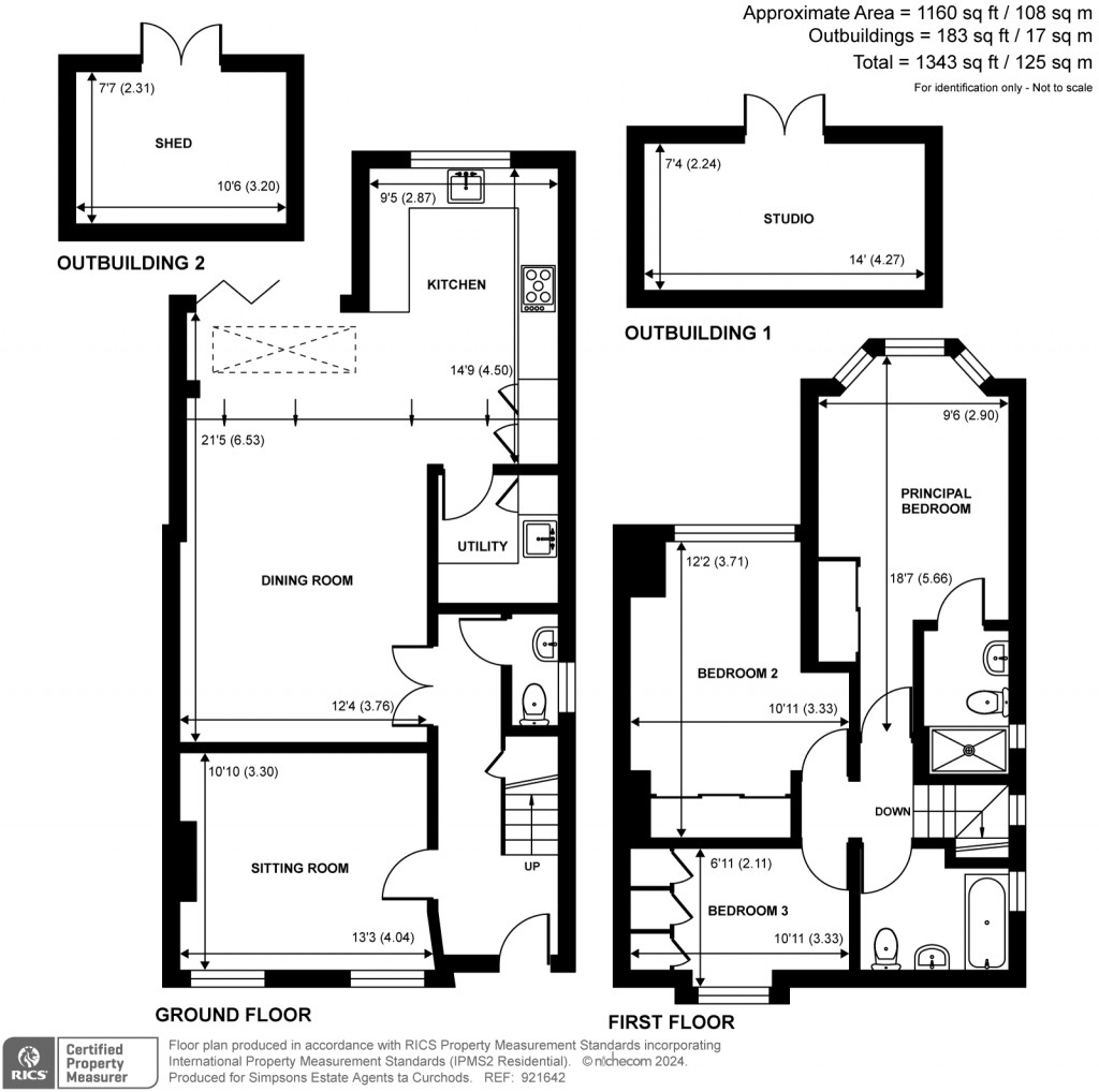 Floorplans For Blundel Lane, Cobham, KT11