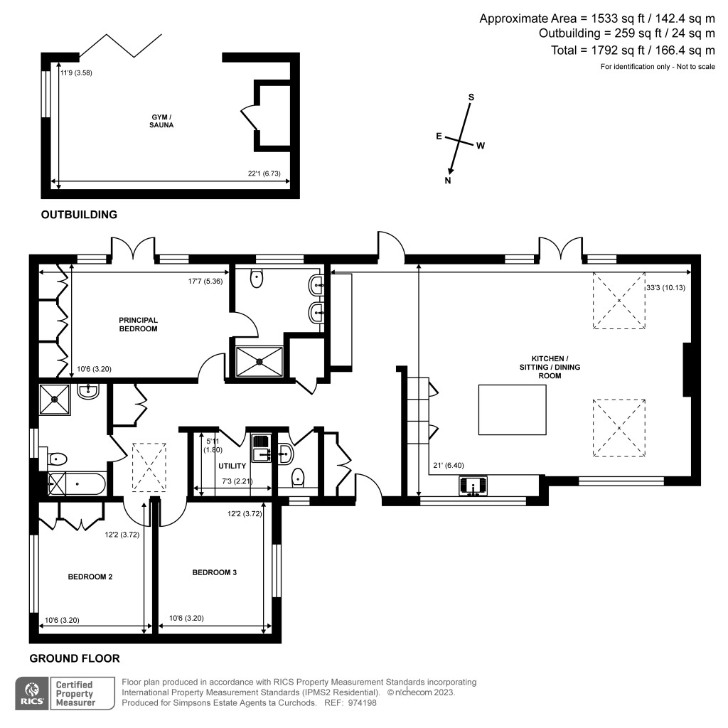 Floorplans For Ockham Lane, Cobham, KT11