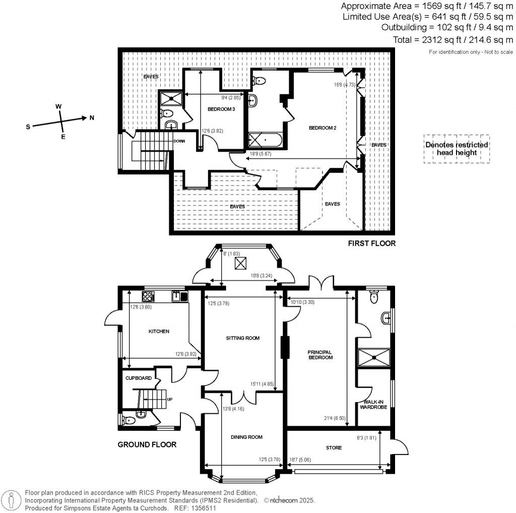 Floorplans For Stoke D'Abernon, Cobham, Surrey