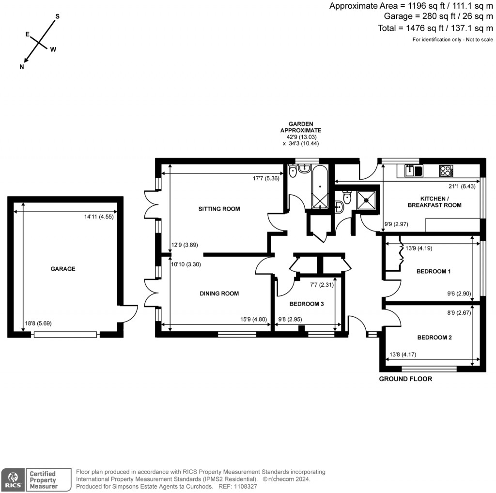 Floorplans For Birch Grove, Cobham, KT11