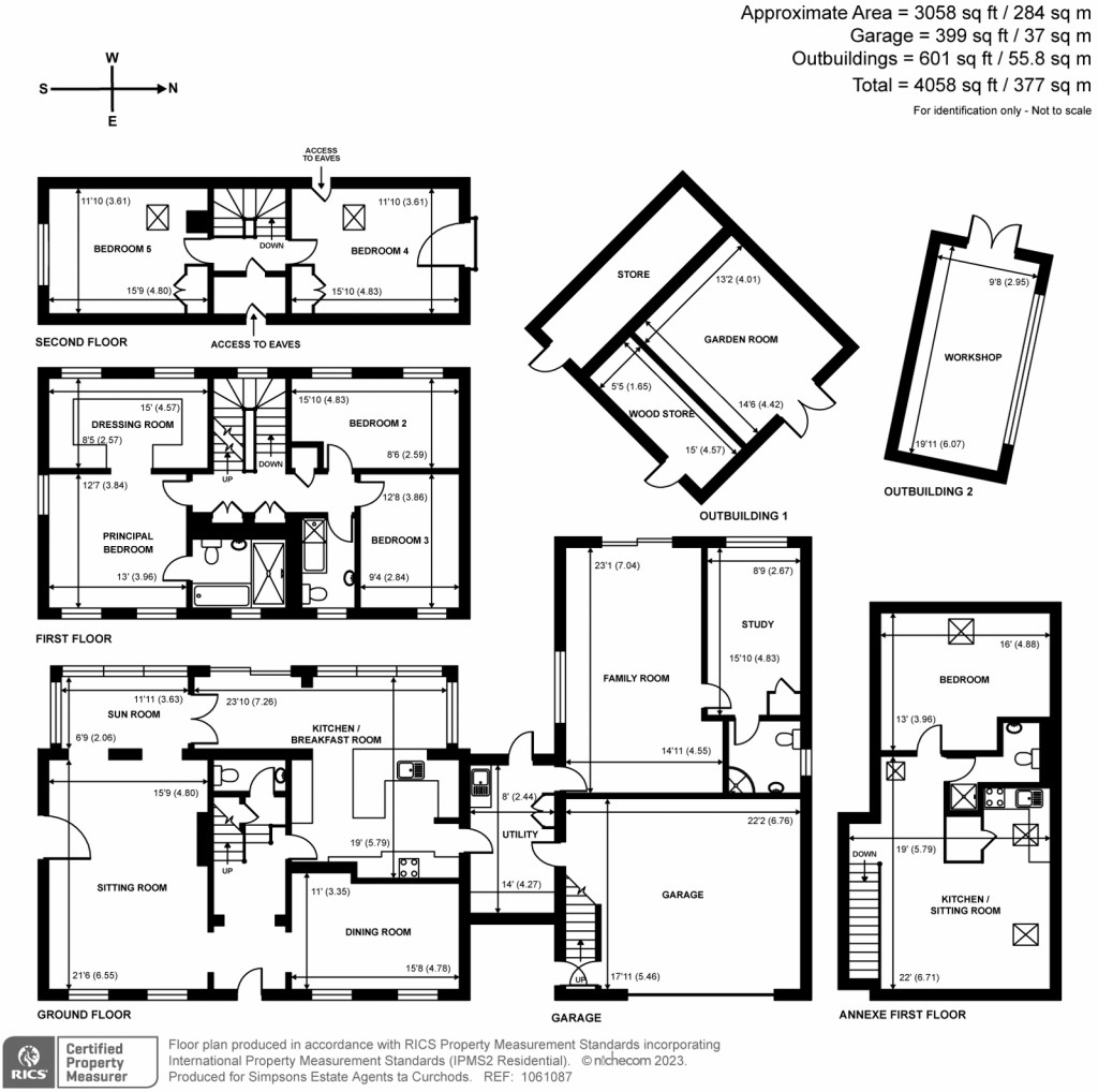 Floorplans For Redhill Road, Cobham, KT11