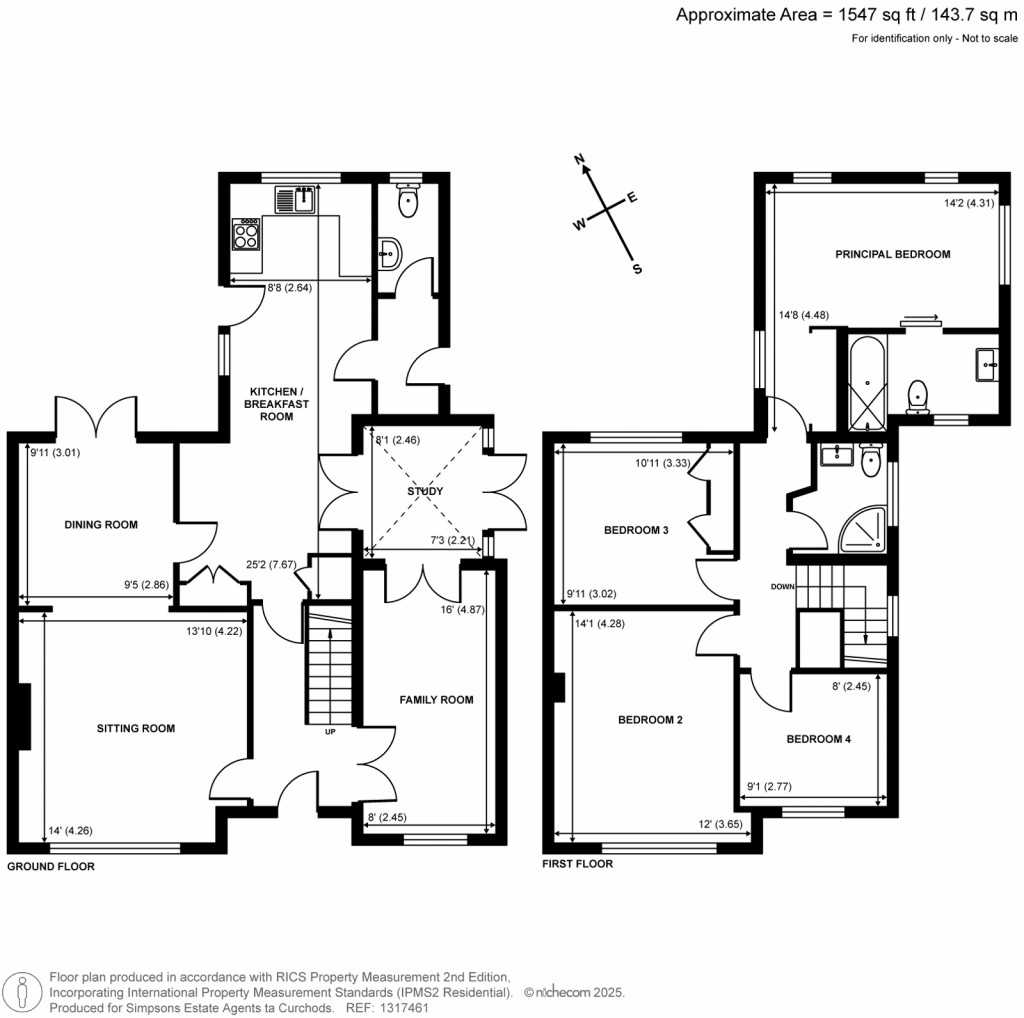 Floorplans For Stoke D'Abernon, Cobham, Surrey