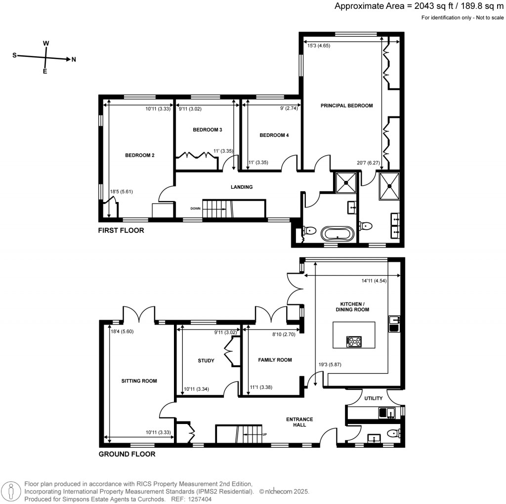 Floorplans For Silverdale Avenue, Oxshott, KT22