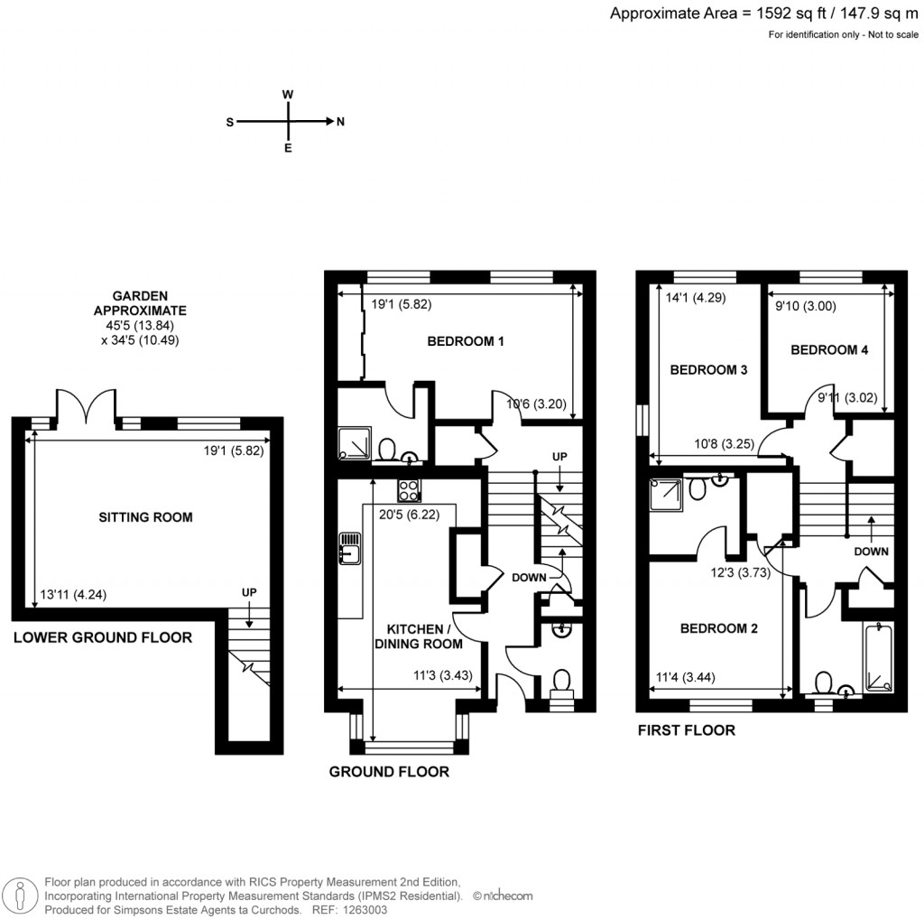 Floorplans For Consort Drive, Leatherhead, Surrey