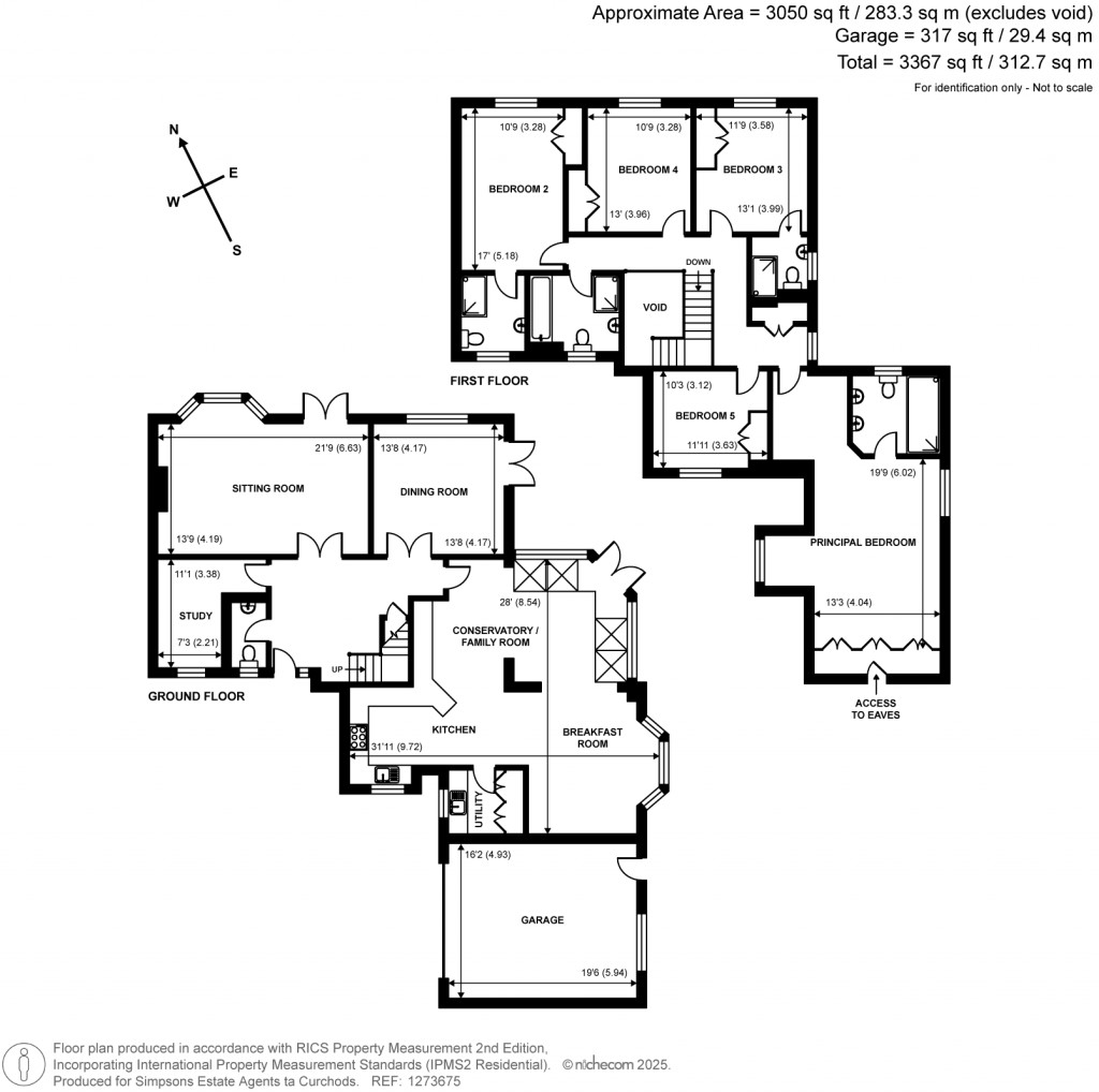 Floorplans For Waterford Close, Cobham, KT11