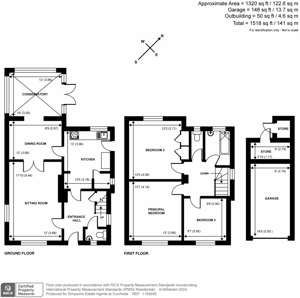Floorplans For Fairmile Park Copse, Cobham, KT11