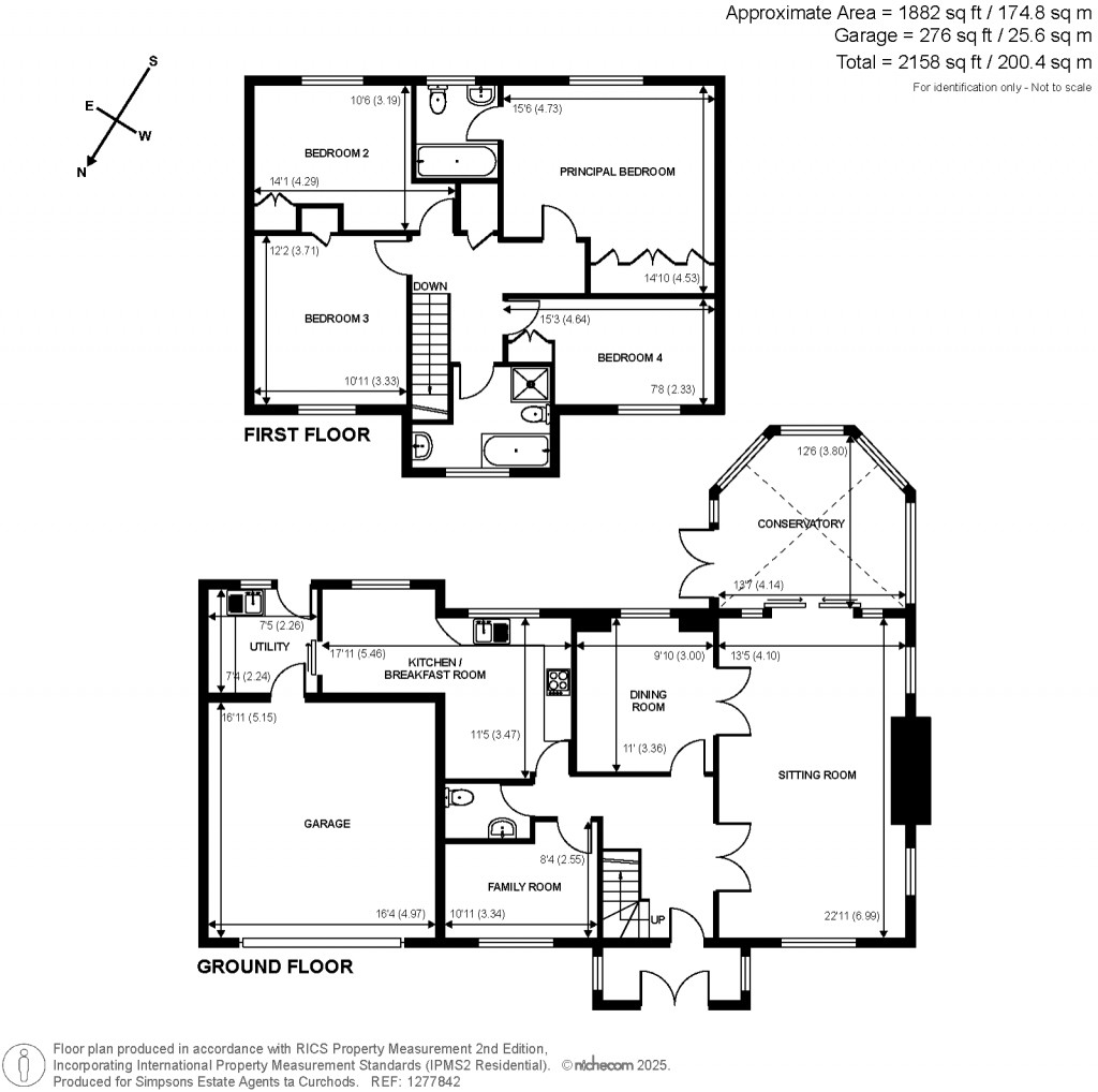 Floorplans For Beech Close Court, Cobham, Surrey