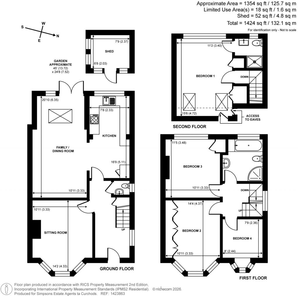 Floorplans For Cobham, Surrey