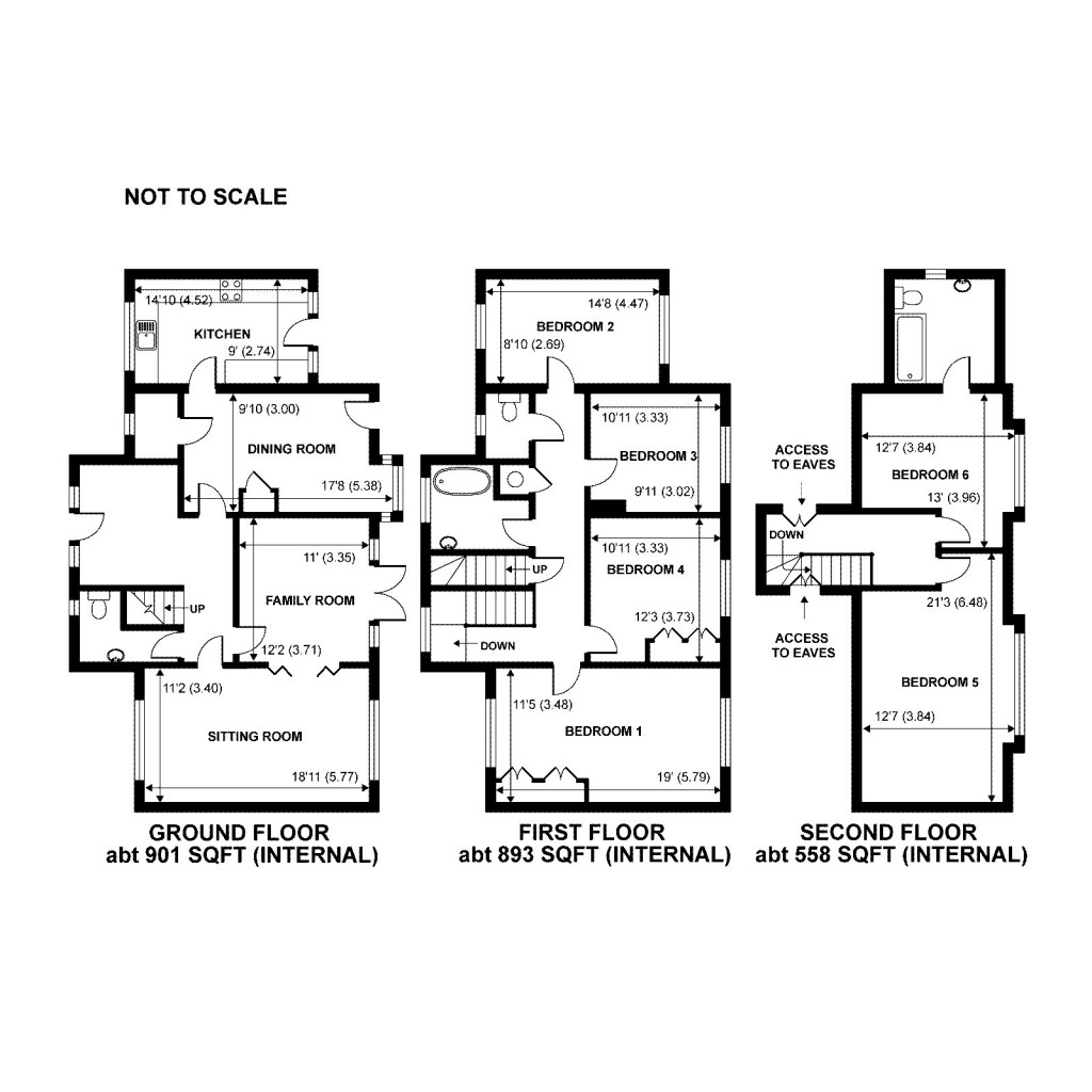 Floorplans For Byfleet Road, Cobham, Surrey
