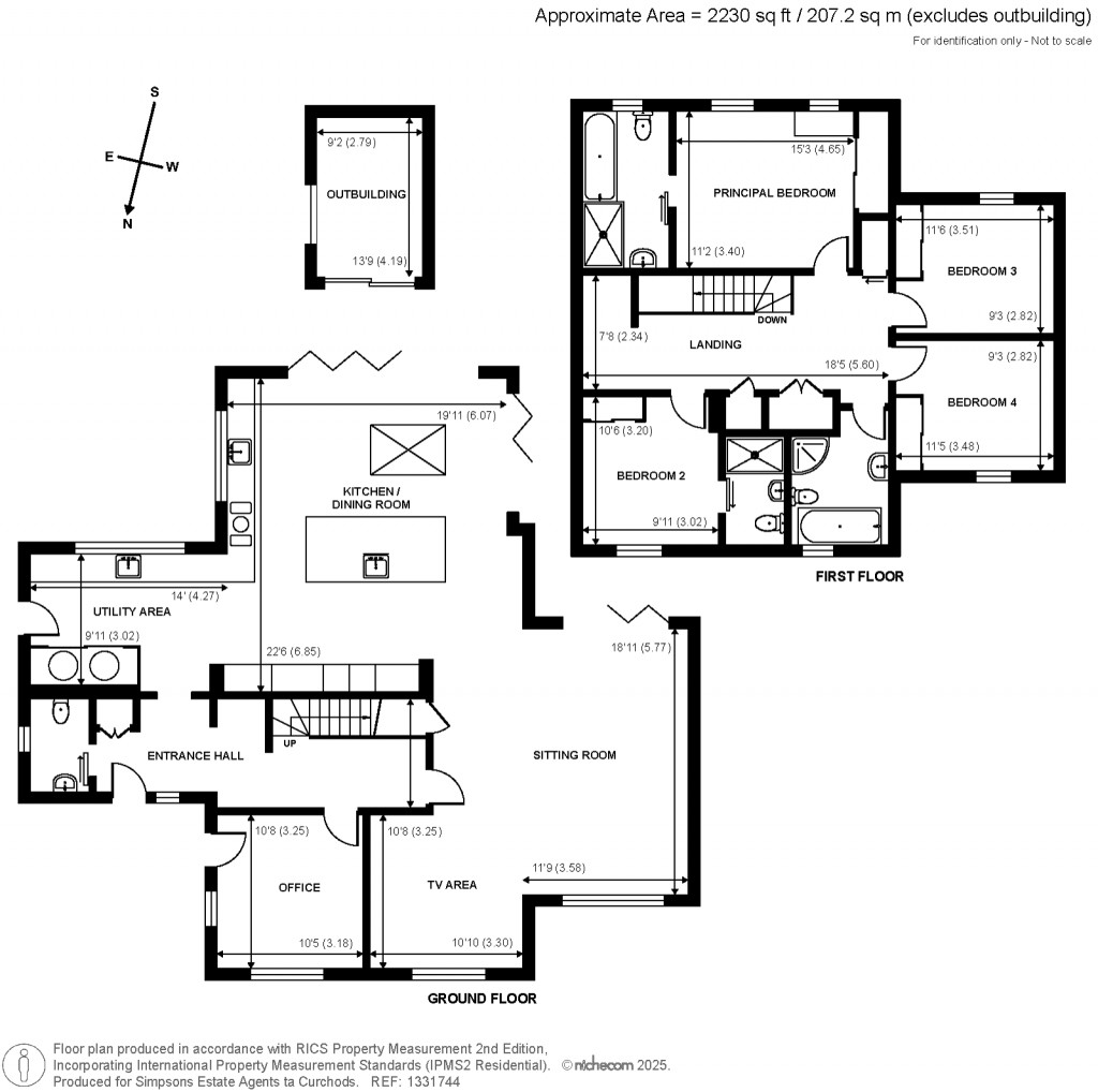 Floorplans For Greta Bank, West Horsley