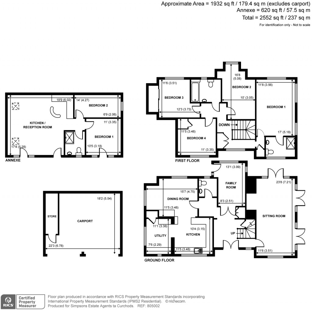 Floorplans For Wood Manor, Cobham, KT11