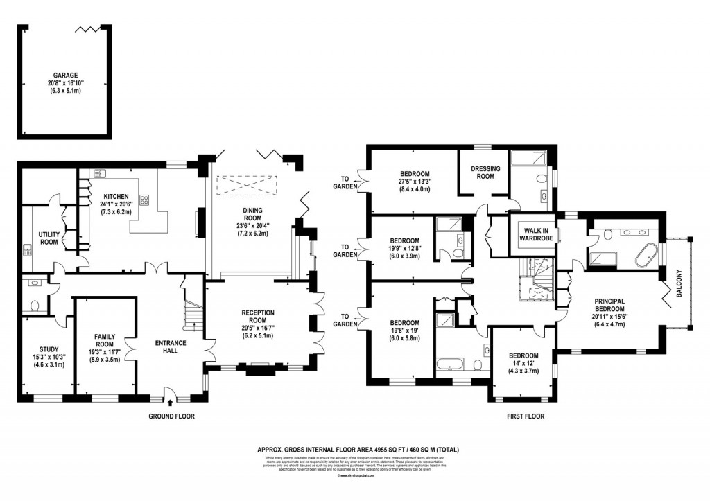 Floorplans For Moles Hill, Oxshott, KT22