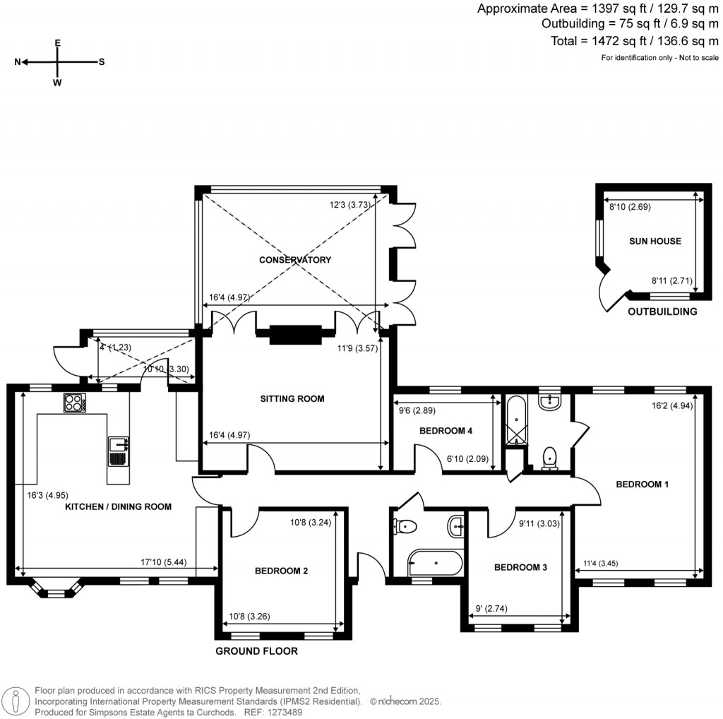 Floorplans For Kenilworth Avenue, Cobham, Surrey