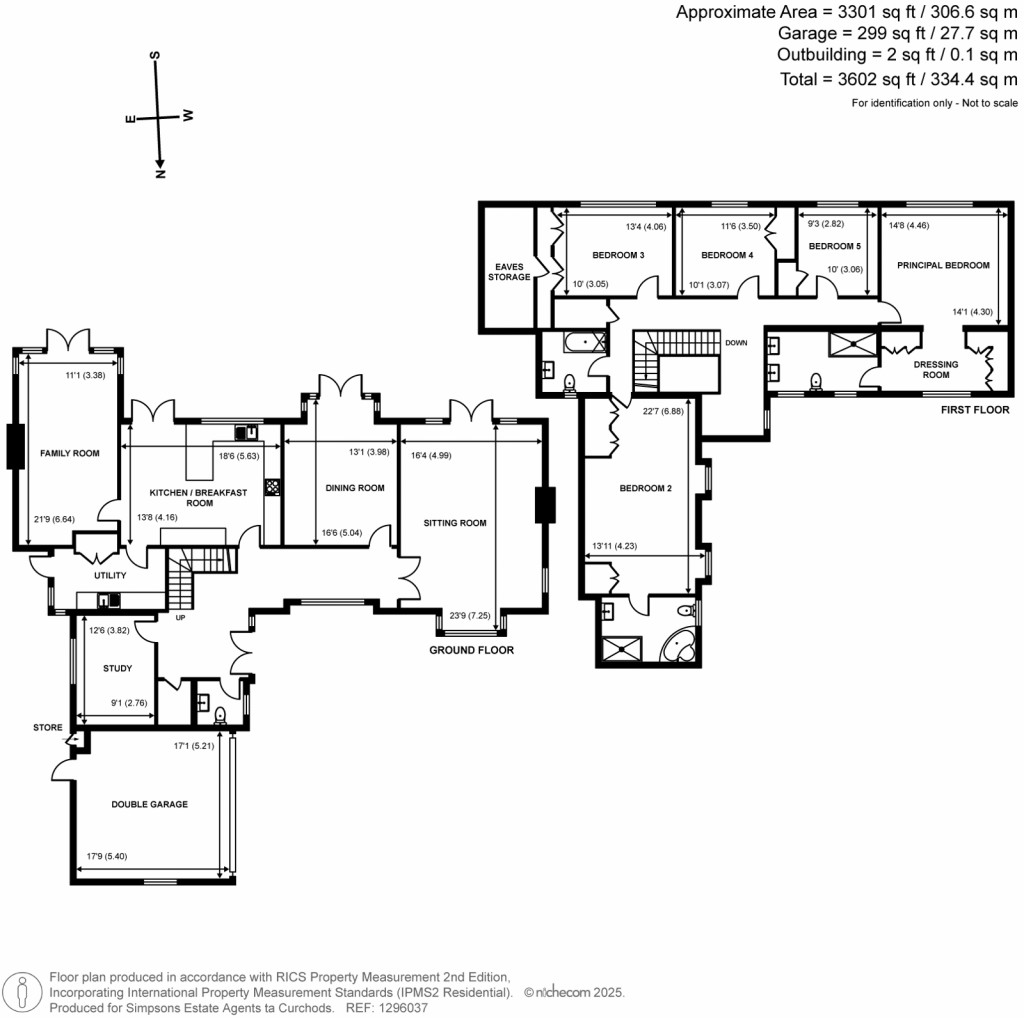 Floorplans For Fairmile Lane, Cobham, Surrey