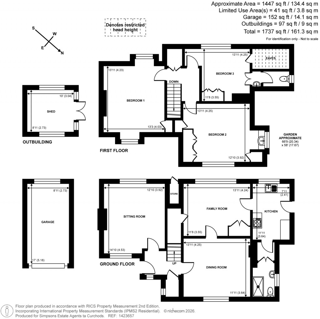Floorplans For Sheath Lane, Oxshott, Surrey