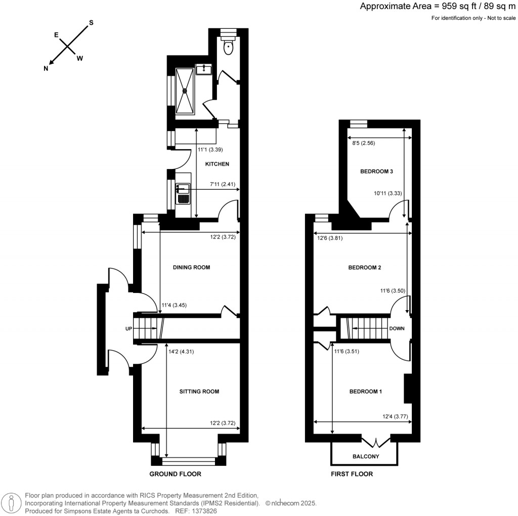 Floorplans For Stoke D'Abernon, Cobham, Surrey