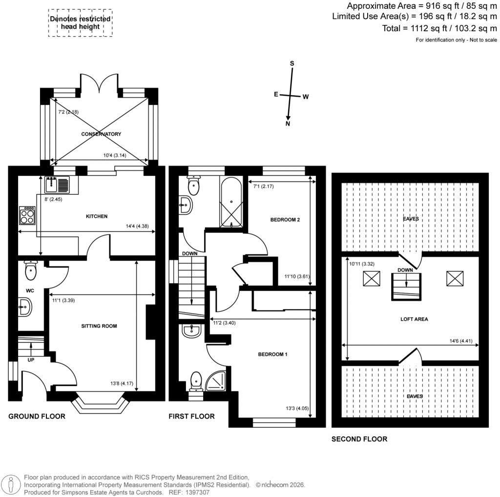 Floorplans For Riverview Gardens, Cobham, Surrey