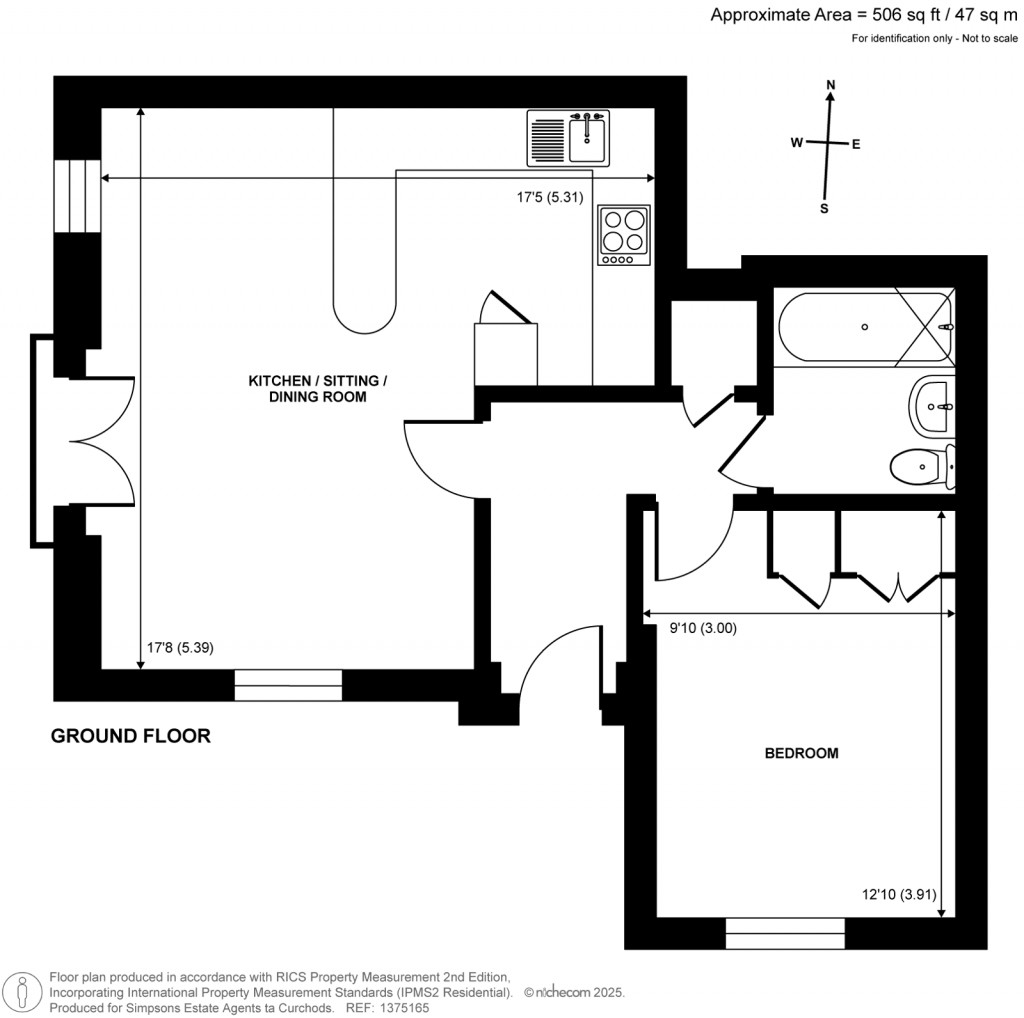 Floorplans For Trafalgar Court, Cobham, Surrey