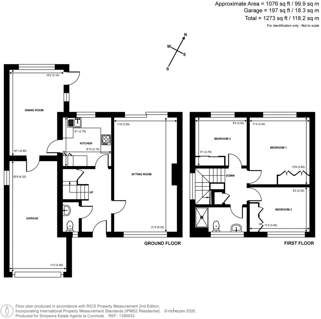 Floorplans For Elm Grove Road, Cobham, Surrey