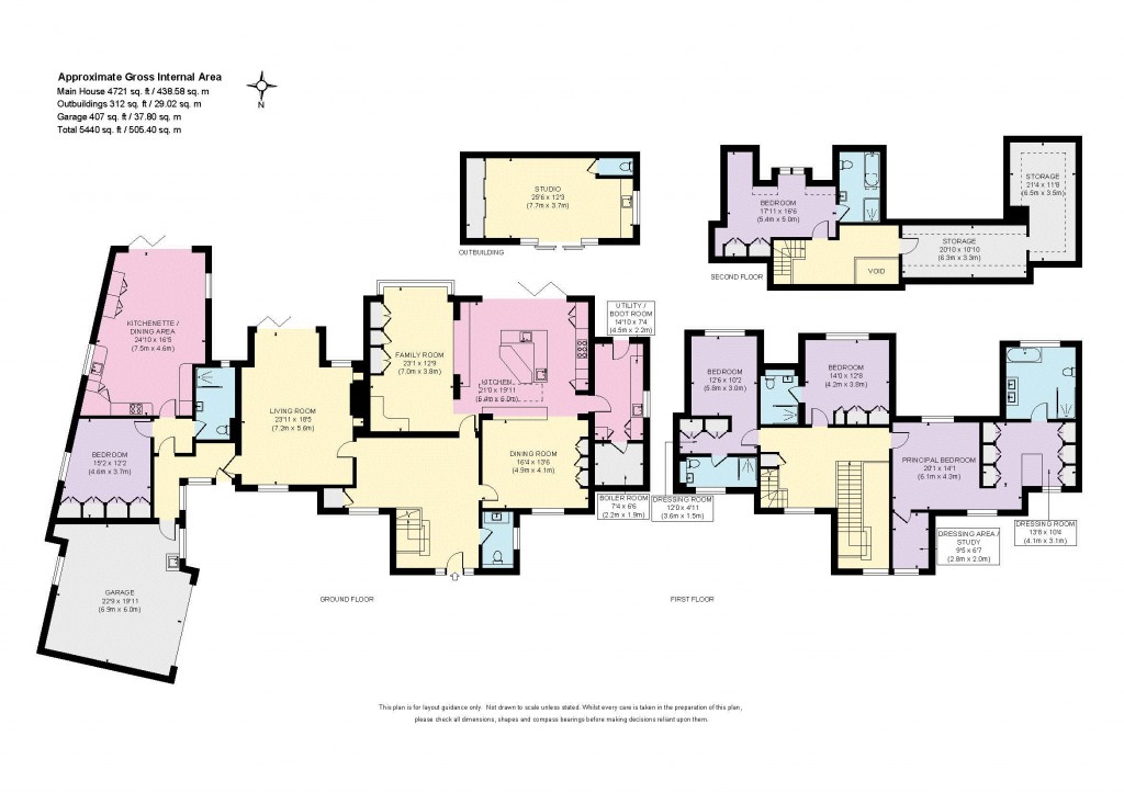 Floorplans For Mizen Way, Cobham, Surrey