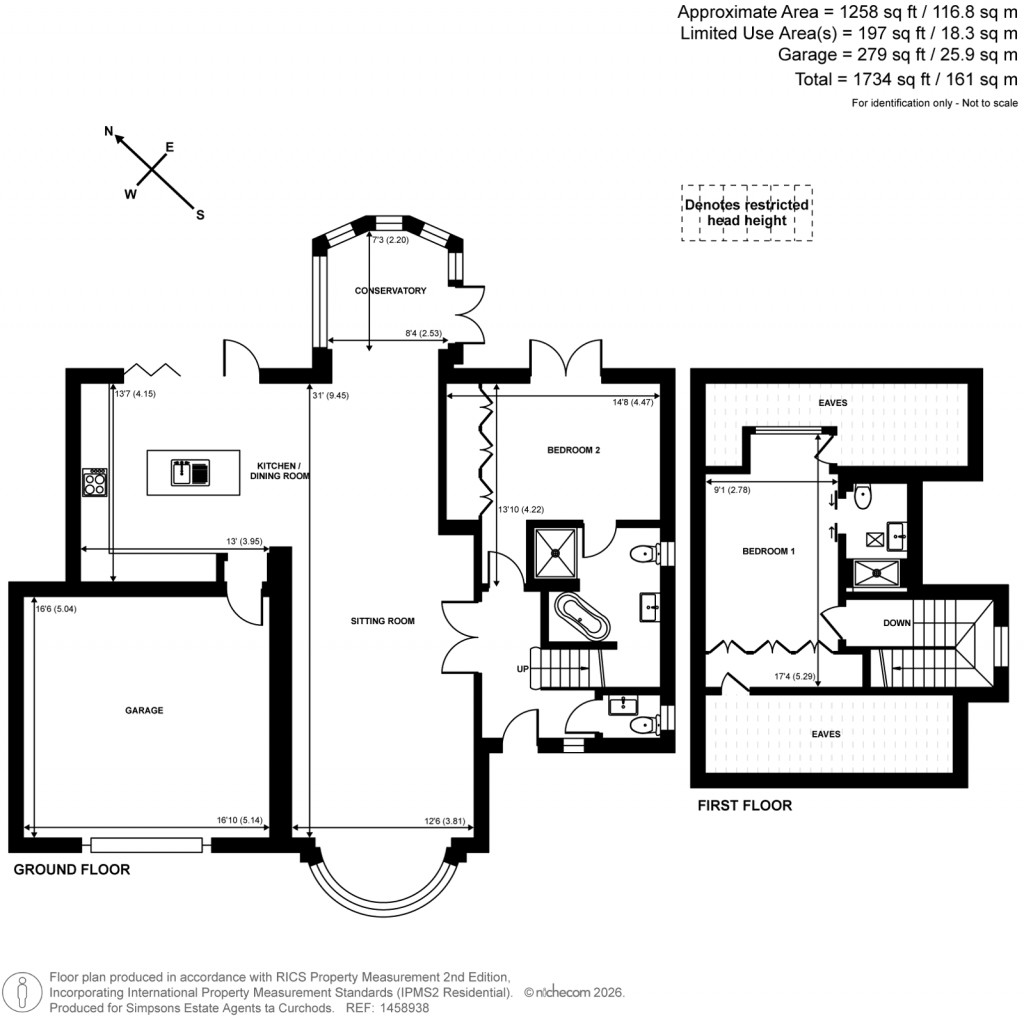 Floorplans For Stoke d'Abernon, Cobham, Surrey