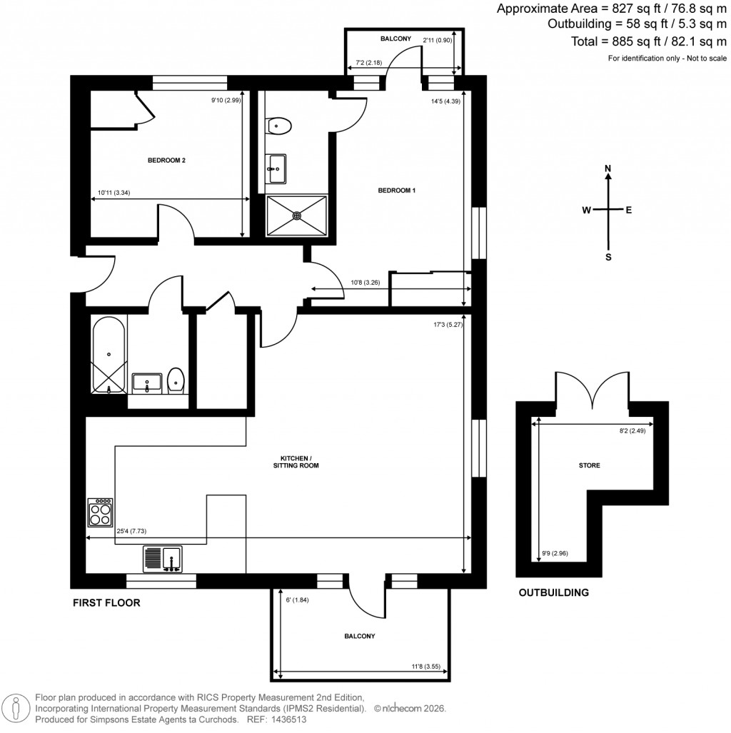 Floorplans For Merrileas Drive, Oxshott, Surrey